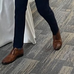 Al's Shoe Service - These are my awesome shoes that I wore on my wedding day that Al personally took care of. They were beat the heck before.