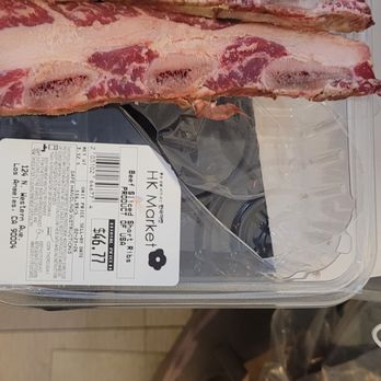 HK Market - Almost all fat and bones for $15 a pound.  WHERE'S THE BEEF??? - International Grocery Near Me - Los Angeles, California