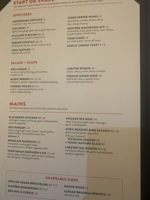 Menu photo 5 The Keg Steakhouse + Bar - Arlington Arlington, TX Menu photo 5 The Keg Steakhouse + Bar - Arlington Arlington, TX