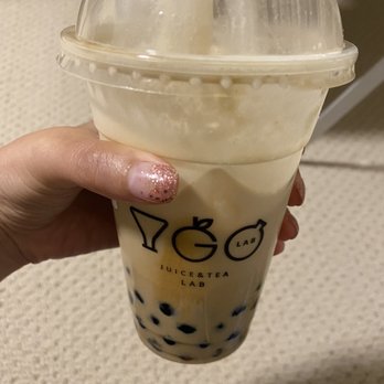 YGO Lab Markham - Brown sugar with salty cream - Bubble Tea Near Me - Markham, Ontario