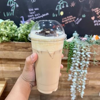 Tea Culture - Potted Plant Milk Tea (Black Tea) - Desserts Near Me - Elk Grove, California