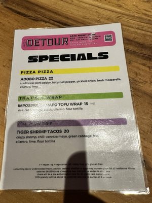 Menu photo 7 The Detour San Francisco, CA Menu photo 7 The Detour San Francisco, CA