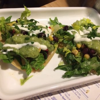 Wahaca - Black bean tostadas - Mexican Near Me - Manchester, XGM