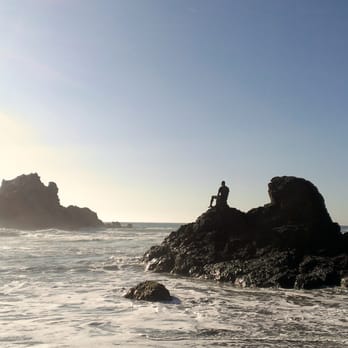 Pfeiffer Beach - Plenty of rocks to sit on - and pretend you're Ariel from the Little Mermaid - Beaches Near Me - Big Sur, California