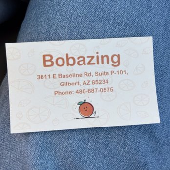 Bobazing - Redeem card cost is $1 - once you fill it, guess you get a free one - Coffee & Tea Near Me - Gilbert, Arizona