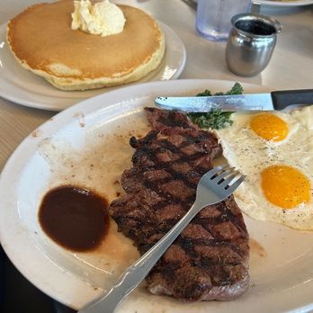 Flapjacks - Steak and Flapjacks with 2 Eggs and Meat - Breakfast & Brunch Near Me - Sacramento, California Flapjacks - Steak and Flapjacks with 2 Eggs and Meat - Breakfast & Brunch Near Me - Sacramento, California