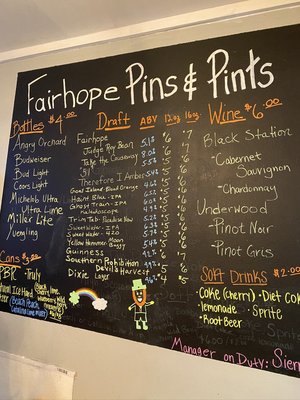 Menu photo 2 Fairhope Pins & Pints Fairhope, AL Menu photo 2 Fairhope Pins & Pints Fairhope, AL