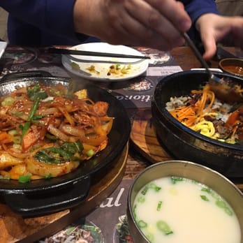 Tang Restaurant - Spicy chicken with beep bim bop at Tang - Korean Near Me - Flushing, New York Tang Restaurant - Spicy chicken with beep bim bop at Tang - Korean Near Me - Flushing, New York
