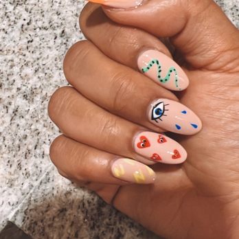Chic Nails - Full set gel acrylic with custom design - Nail Salons Near Me - Cutler Bay, Florida Chic Nails - Full set gel acrylic with custom design - Nail Salons Near Me - Cutler Bay, Florida