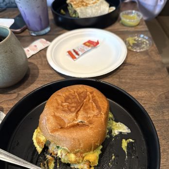 Forever By 18 Grams - Egg Sando and Cali Burritowith coffee and Ube Matcha - Coffee & Tea Near Me - Sacramento, California Forever By 18 Grams - Egg Sando and Cali Burritowith coffee and Ube Matcha - Coffee & Tea Near Me - Sacramento, California