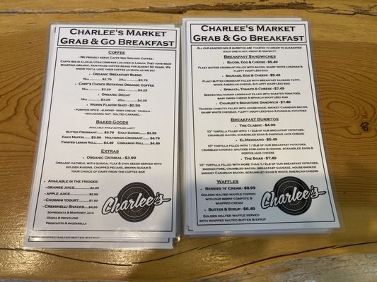 Menu photo 2 Charlee’s Comfort Kitchen Manti, UT Menu photo 2 Charlee’s Comfort Kitchen Manti, UT