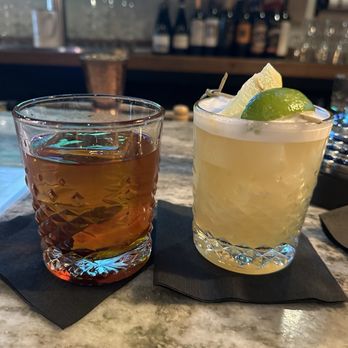 West Village Tavern - Barrel, aged old-fashioned and a whiskey sour - Sandwiches Near Me - Concord, Massachusetts West Village Tavern - Barrel, aged old-fashioned and a whiskey sour - Sandwiches Near Me - Concord, Massachusetts