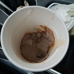 Dunkin' - Never even mixed the drink. All powder on the bottom.