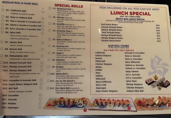Menu photo 5 Sushi Shima Staten Island, NY