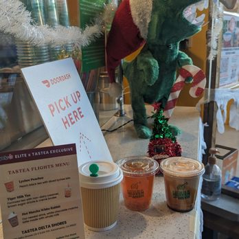 Tastea - All the drinks and my main dino Tea-Rex! - Coffee & Tea Near Me - Sacramento, California