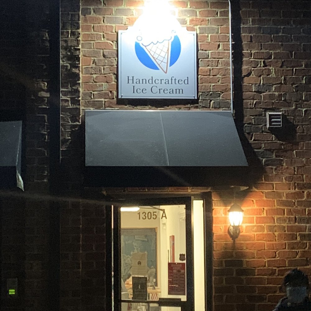 Outside the Cone - a man walking out of a building at night - Ice Cream & Frozen Yogurt Near Me - Lynchburg, Virginia Outside the Cone - a man walking out of a building at night - Ice Cream & Frozen Yogurt Near Me - Lynchburg, Virginia