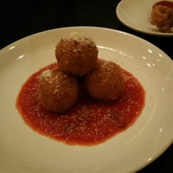 Gravy - The risotto balls. There are 4 there. There is one in the back. - Italian Near Me - Raleigh, North Carolina Gravy - The risotto balls. There are 4 there. There is one in the back. - Italian Near Me - Raleigh, North Carolina