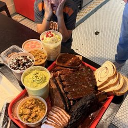 Barbs B Q - A full house plate plus some extras
