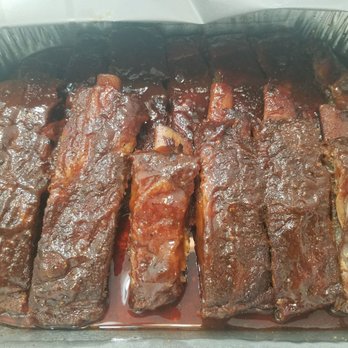 Goood Newz BBQ - Ribs with nothing but the regular juices without bbq sauce - Caterers Near Me - Dacula, Georgia