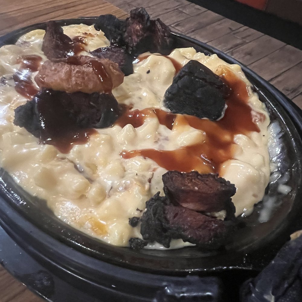 Denny's - Mac 'N Brisket Skillet - American Near Me - Gulfport, Mississippi Denny's - Mac 'N Brisket Skillet - American Near Me - Gulfport, Mississippi