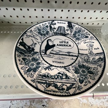 Super Thrift - Neat vintage tourist plate - Thrift Stores Near Me - La Habra, California