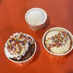 Ice Cream Social - Ruston - Chocolate, vanilla, and lavender coconut