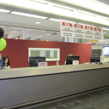 Airways Transit - Our desk at Terminal 3 of Toronto's Pearson Airport - Airport Shuttles Near Me - Dundas, Ontario