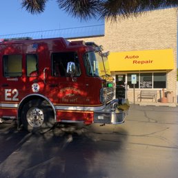 Fire department on scene.