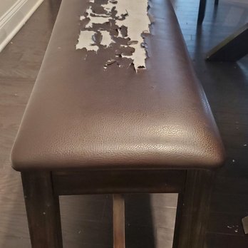 F & M Upholstery - Original bench needing repair - Shades & Blinds Near Me - Monroe Township, New Jersey