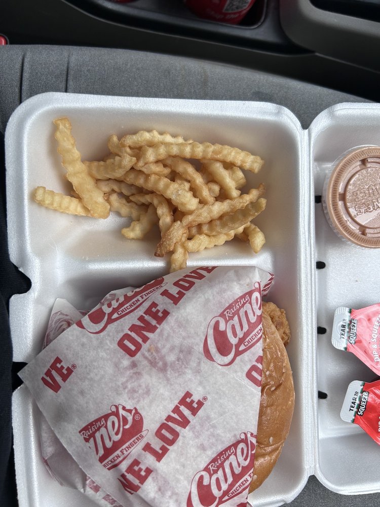 Food from Raising Cane's Chicken Fingers