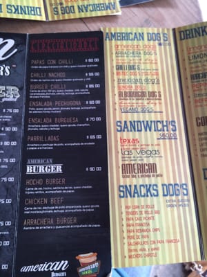 Menu photo 1 American Burger México, D.F., DIF