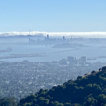 Grizzly Peak - The Bay Bridge in the distance - Hiking Near Me - Berkeley, California
