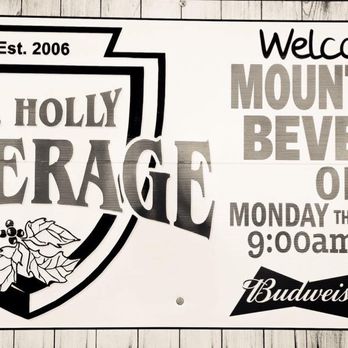 Mt Holly Beverage - the front of the sign - Beer, Wine & Spirits Near Me - Mount Holly Springs, Pennsylvania Mt Holly Beverage - the front of the sign - Beer, Wine & Spirits Near Me - Mount Holly Springs, Pennsylvania