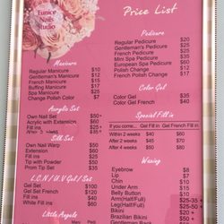 Eunice Nail Studio - Price List.