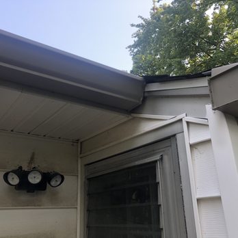 Next Day Gutters - Clay-colored, six-inch gutters with Gutter Glove Pro leaf/branch protection! - Gutter Services Near Me - Potomac, Maryland
