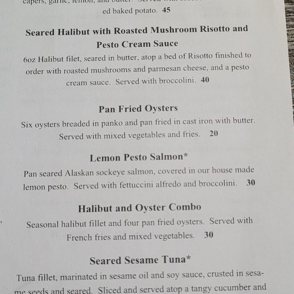 Freddy's Just For The Halibut - Menu - Seafood Near Me - Longview, Washington Freddy's Just For The Halibut - Menu - Seafood Near Me - Longview, Washington