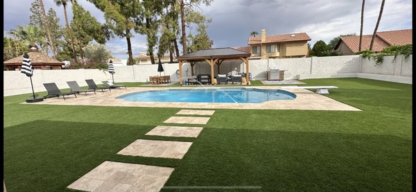 Backyard Oasis - Patio Retreat - At Bermuda Landscape, we deliver quality landscapes with attention to detail and reliable service. With 15+ years of experience in the Phoenix area, we offer hardscaping, irrigation, and yard maintenance to transform your outdoor spaces for lasting enjoyment. Backyard Oasis - Patio Retreat - At Bermuda Landscape, we deliver quality landscapes with attention to detail and reliable service. With 15+ years of experience in the Phoenix area, we offer hardscaping, irrigation, and yard maintenance to transform your outdoor spaces for lasting enjoyment.