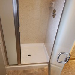 Refinish First in Boise - Shower Pan And Tile Professionally Refinished By The Refinish First Team