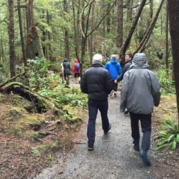 little trail before reaching Second Beach