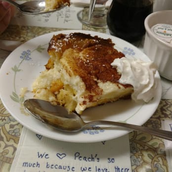 Peach's - Peaches coffee cake - Breakfast & Brunch Near Me - North Conway, New Hampshire Peach's - Peaches coffee cake - Breakfast & Brunch Near Me - North Conway, New Hampshire