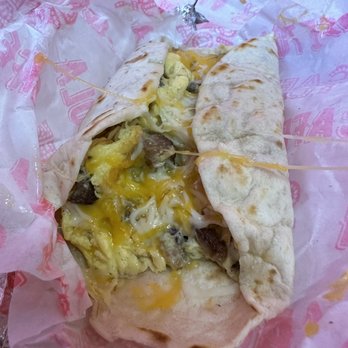 Cafe Tola - Biggie Smalls breakfast burrito is the modern day cure for the hangover. - Empanadas Near Me - Chicago, Illinois