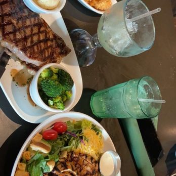 Bombshells Restaurant & Bar - Steak, Cold Mashed potatoes, shrimp, and chicken salad - Sports Bars Near Me - Katy, Texas Bombshells Restaurant & Bar - Steak, Cold Mashed potatoes, shrimp, and chicken salad - Sports Bars Near Me - Katy, Texas