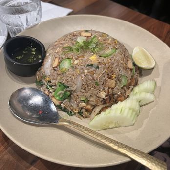 Hanuman Thai Eatery - Thai Fried Rice / "Khao Pad" with Tofu - Thai Near Me - Costa Mesa, California Hanuman Thai Eatery - Thai Fried Rice / "Khao Pad" with Tofu - Thai Near Me - Costa Mesa, California