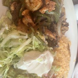 Lunch Texan fajitas