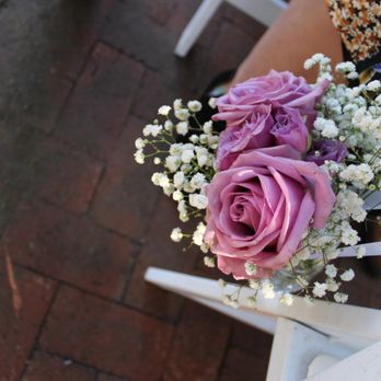 La Petite Fleur - On the chairs at the ceremony later moved to reception as center pieces - Florists Near Me - Glendora, California La Petite Fleur - On the chairs at the ceremony later moved to reception as center pieces - Florists Near Me - Glendora, California
