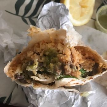 Lety's - Supper burrito. Thick layer of rice followed by a thin layer of meat. - Mexican Near Me - Fresno, California