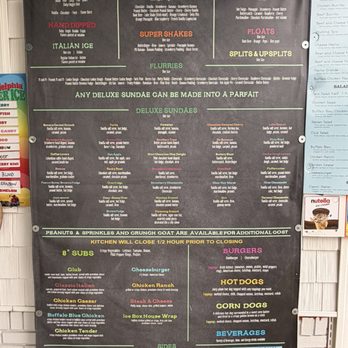 The Ice Box - Menu - Ice Cream & Frozen Yogurt Near Me - Saxton, Pennsylvania The Ice Box - Menu - Ice Cream & Frozen Yogurt Near Me - Saxton, Pennsylvania