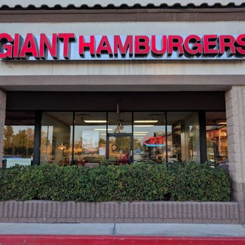 Giant Hamburgers - Walking in to Giant - Burgers Near Me - Mesa, Arizona Giant Hamburgers - Walking in to Giant - Burgers Near Me - Mesa, Arizona