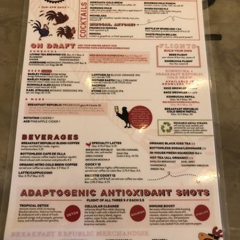Breakfast Republic - Beverage menu - Breakfast & Brunch Near Me - Irvine, California