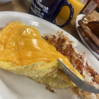 Happy Rooster Cafe - Ham and cheese omelette - Diners Near Me - Tucson, Arizona Happy Rooster Cafe - Ham and cheese omelette - Diners Near Me - Tucson, Arizona